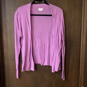 *3/$10* Old Navy Women's Open-Front Purple Cardigan XL